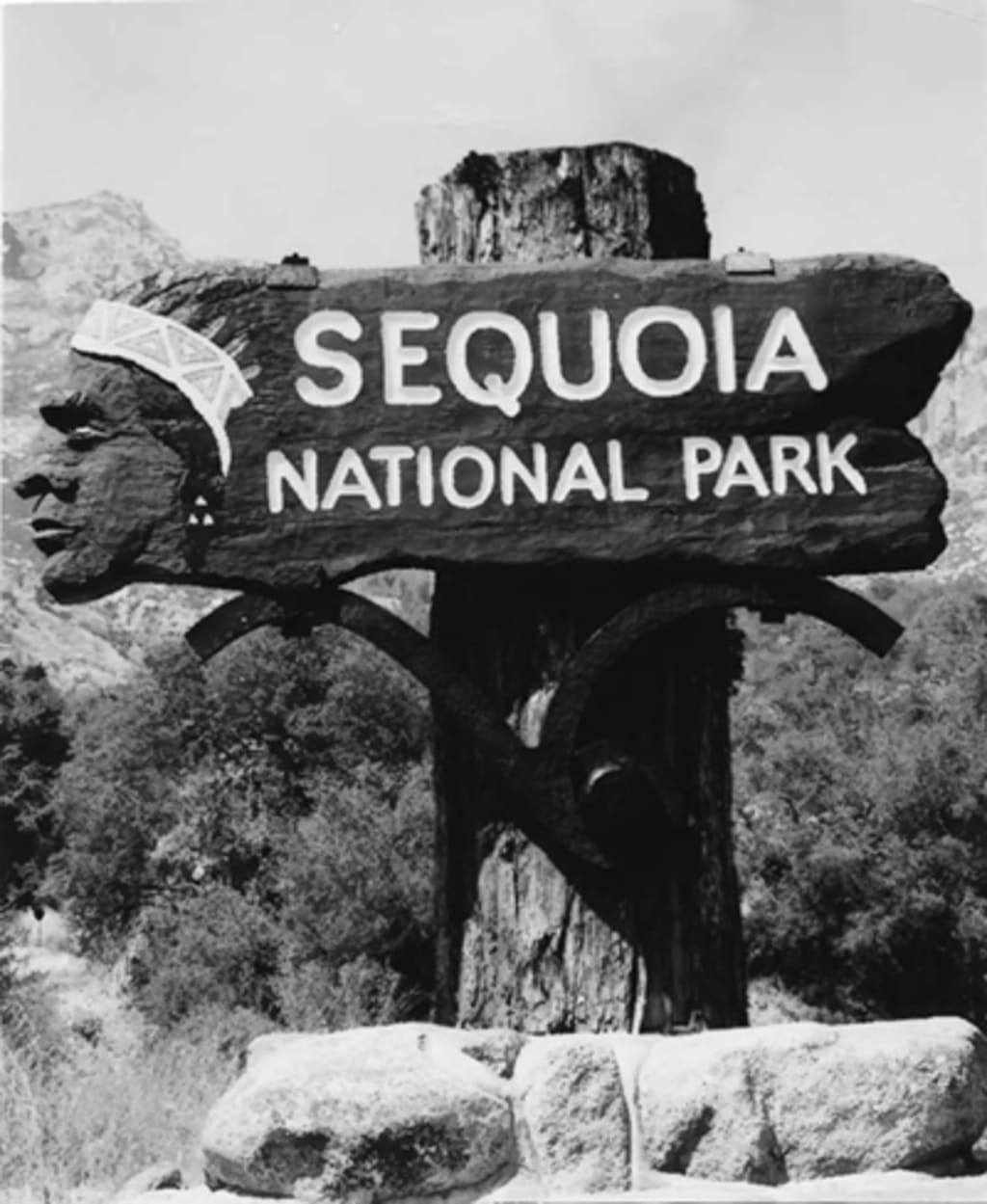 Kings Canyon National Park Entrance Sign - Photo by J. Howell, NPS, Public
