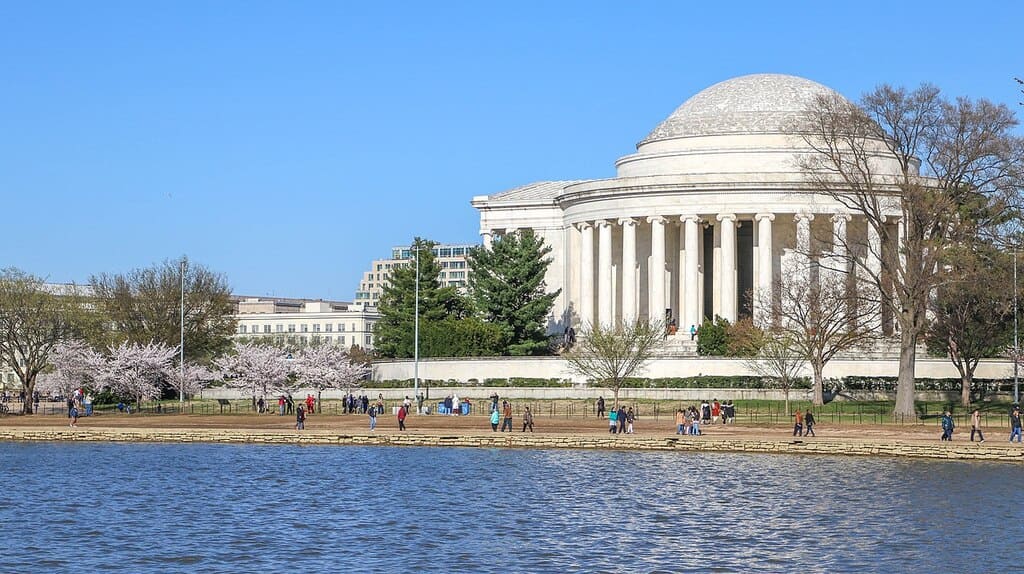 Thomas Jefferson Memorial - Photo by Victoria Stauffenberg, Public domain, via Wikimedia Commons
