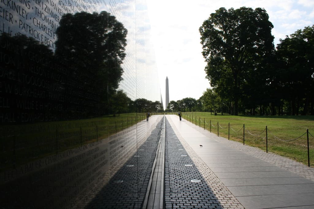 Vietnam Veterans Memorial - Photo by Gary Todd, CC0, via Wikimedia Commons