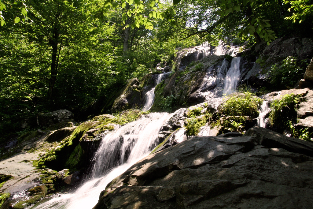Dark Hollow Falls - Photo by Wallygva, Public domain, via Wikimedia Commons
