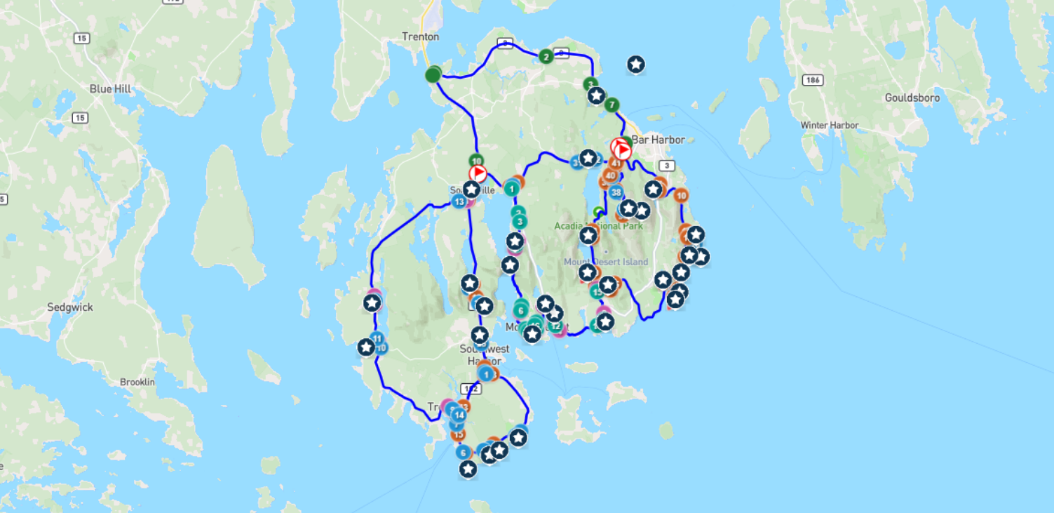 Tour route
