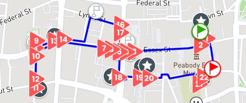 Tour route