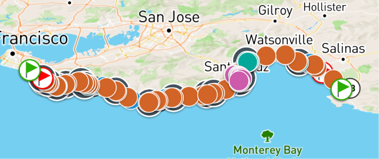 Tour route