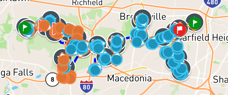 Tour route